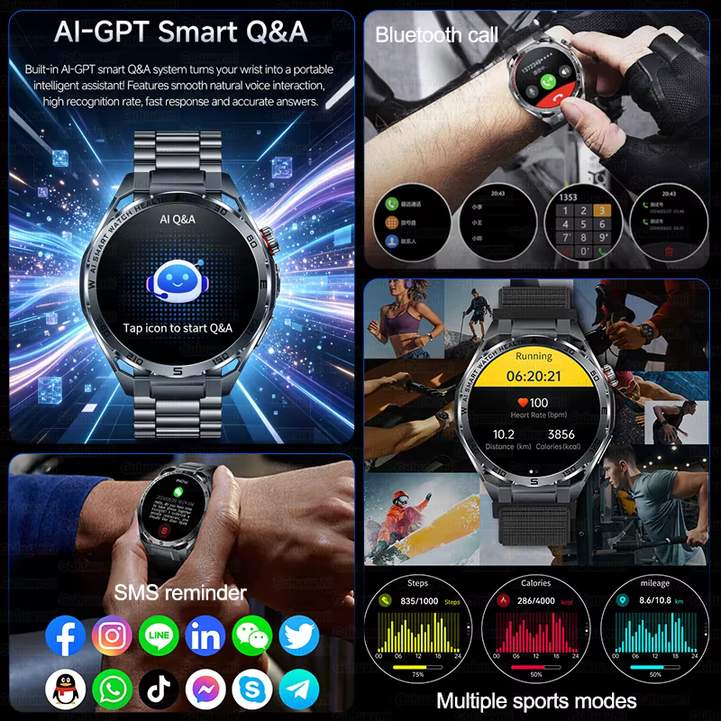 Nouvelle montre connectée ECG pour soins de santé