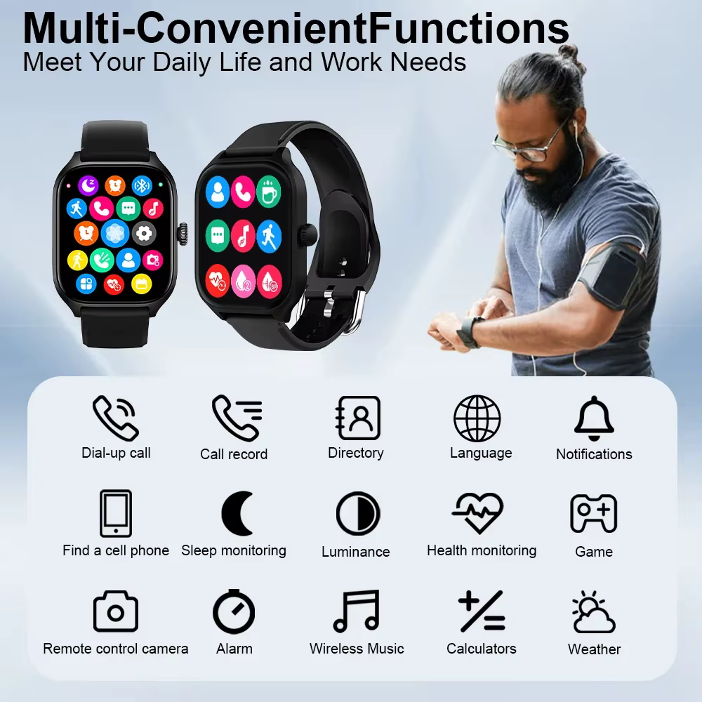 Montre connectée 2026 pour hommes et femmes