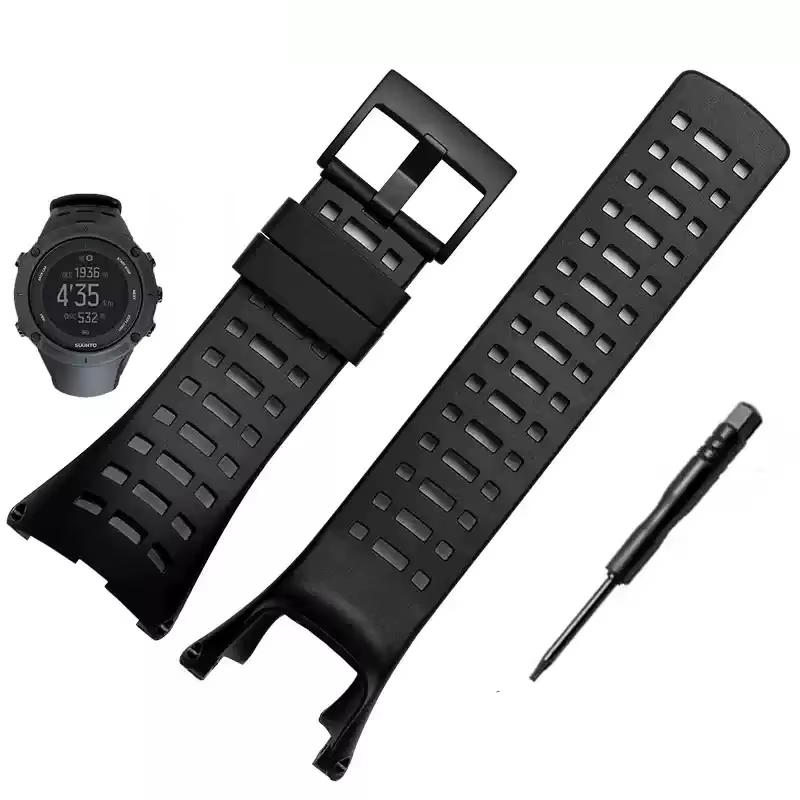 Accessoires de montre bracelet en caoutchouc et Silicone pour Suunto Ambit 3 Peak-Ambit 2 bracelets