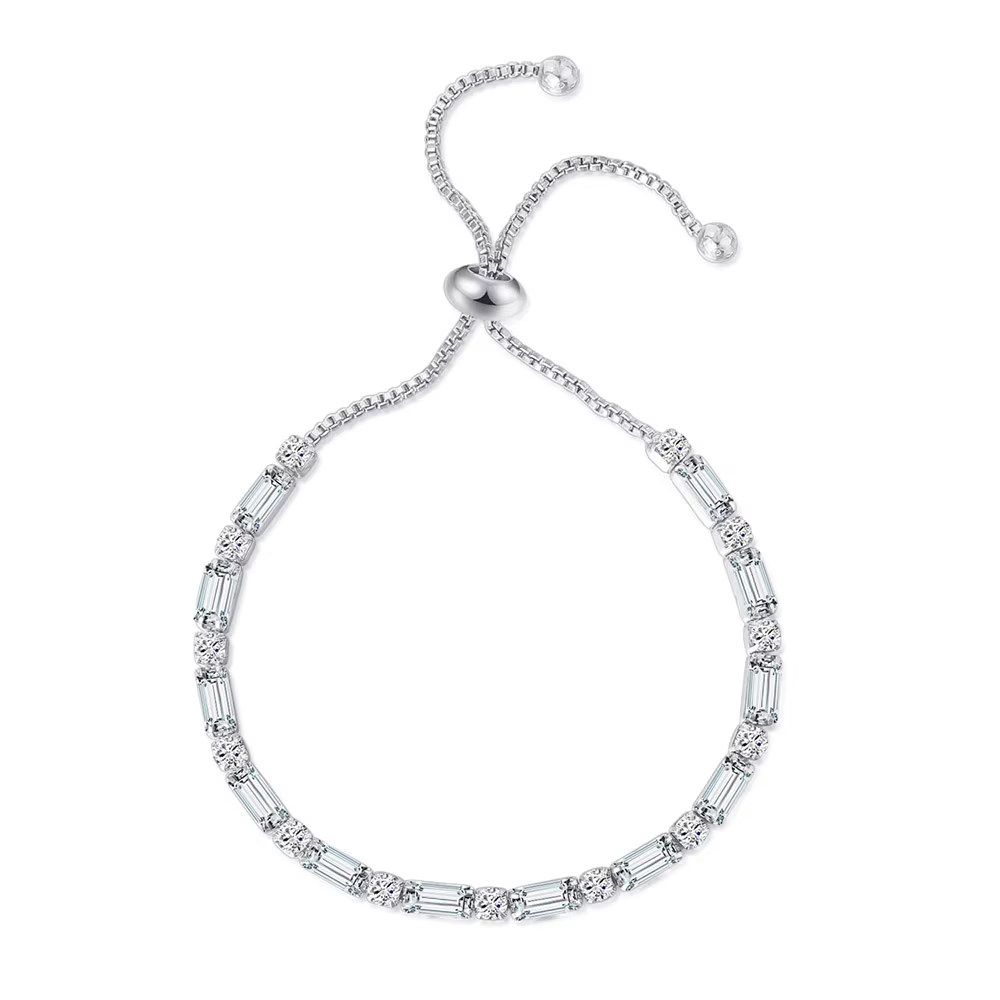 ChimSimple-Bracelet de Tennis en Or Rose pour Femme, Bijoux Ajustables Faits à la Main, Cadeau de Mariage, Kpop Zcomprend, H028
