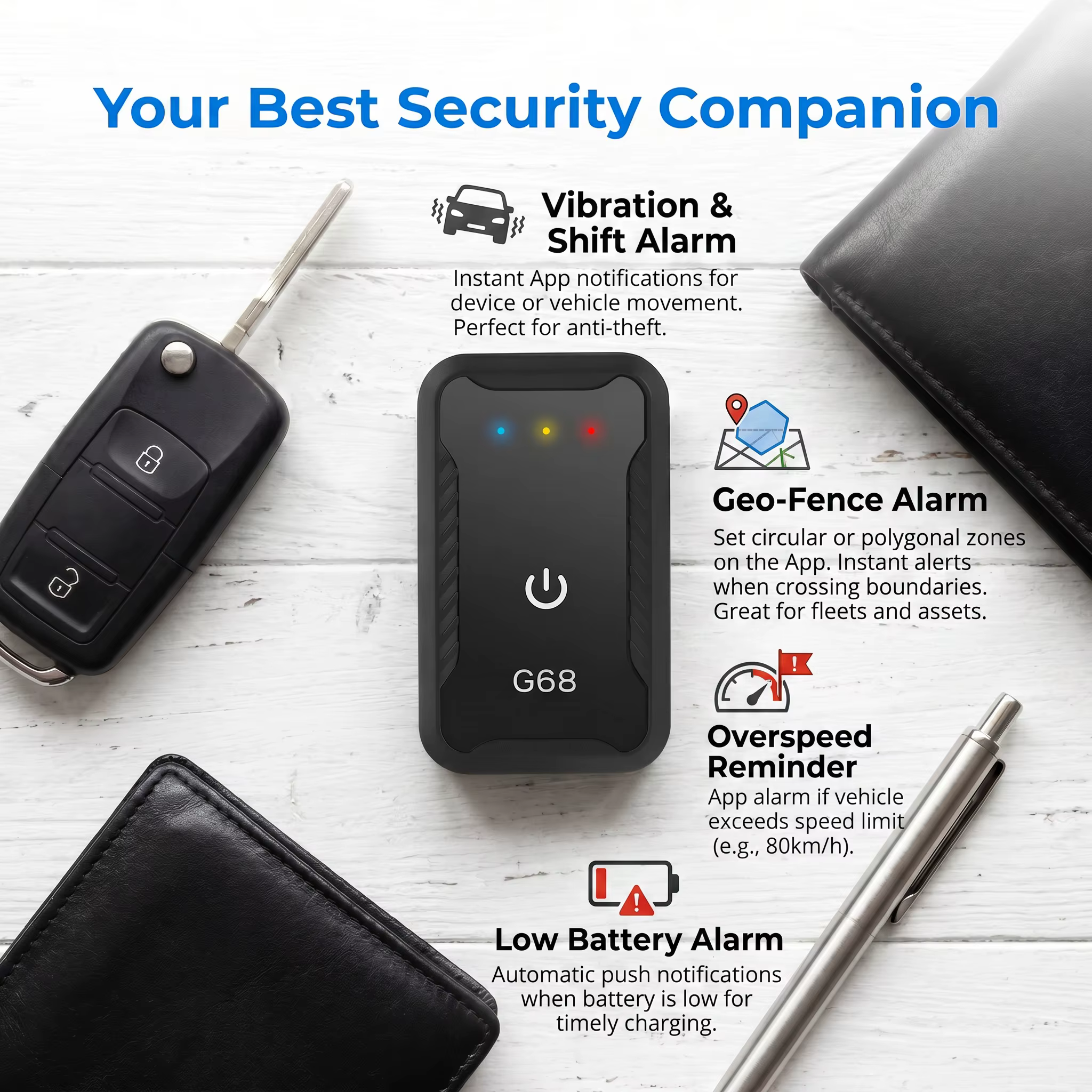 Mini traceur GPS 4G en temps réel pour voiture, moto, enfants, personnes âgées, animaux de compagnie, bagages, sacs à dos, objets de valeur, équipement anti-perte