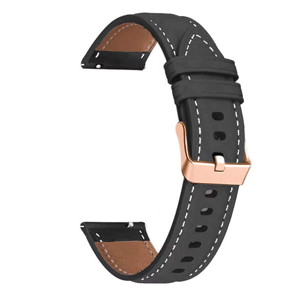 Bracelet en cuir de 20mm pour Garmin Vivomove Style HR Sport tendance