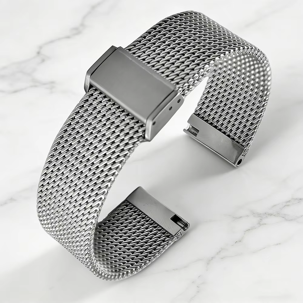 Bracelet en maille milanaise 18mm 19mm 20mm 21mm 22mm en acier inoxydable