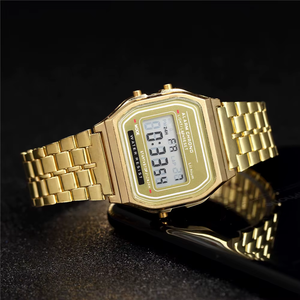 2025 montres numériques pour hommes sport Bracelet étanche horloge or électronique montre-Bracelet LED femmes décontracté montre homme relogio