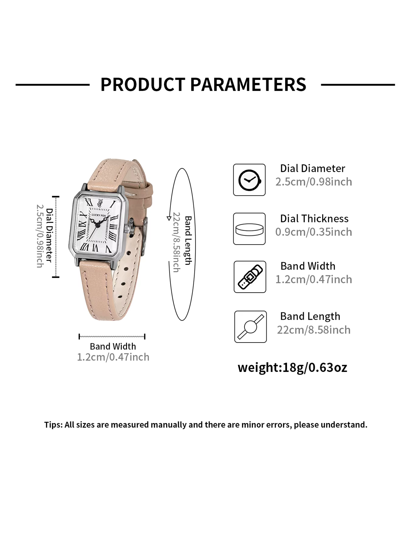 Montre-bracelet à Quartz rectangulaire pour femmes