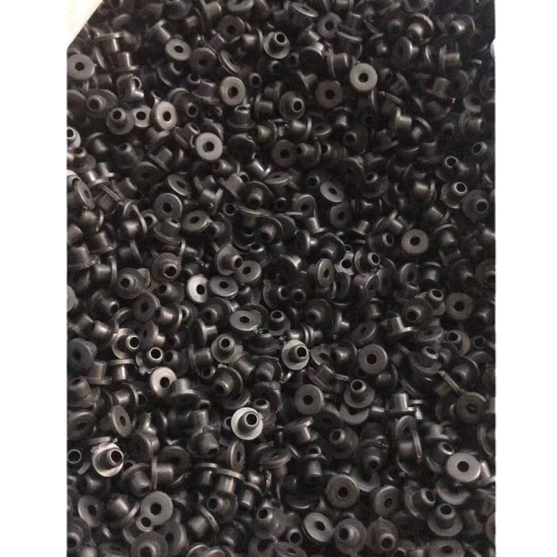 Accessoire de Machine à tatouer, outils de barre d'armature, 100 pièces, fournitures de tatouage, œillets en caoutchouc durables en Silicone, mamelons, tampon d'aiguille de Type «T»