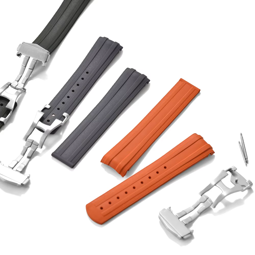Bracelets de montre incurvés de remplacement de qualité supérieure pour Ocean Omega Seamaster 300
