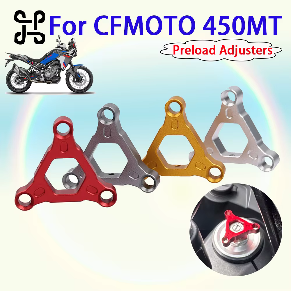 Bouchon de réglage de précharge de fourche de Suspension avant, accessoires de Moto pour CFMOTO CF Moto 450MT MT450 MT 450 MT CF450MT