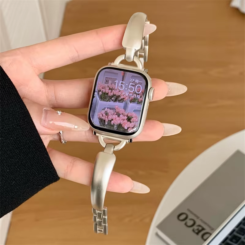 Bracelet pour Apple Watch Ultra 10 9 8 7 6 SE 5 bracelets métalliques pour IWatch série 46mm 41 49mm 40 38 42mm 44 45