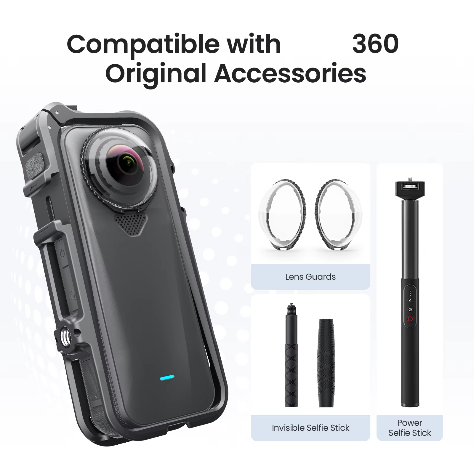 Cadre d'extension multifonction pour Insta360 X4 Air, accessoire de protection