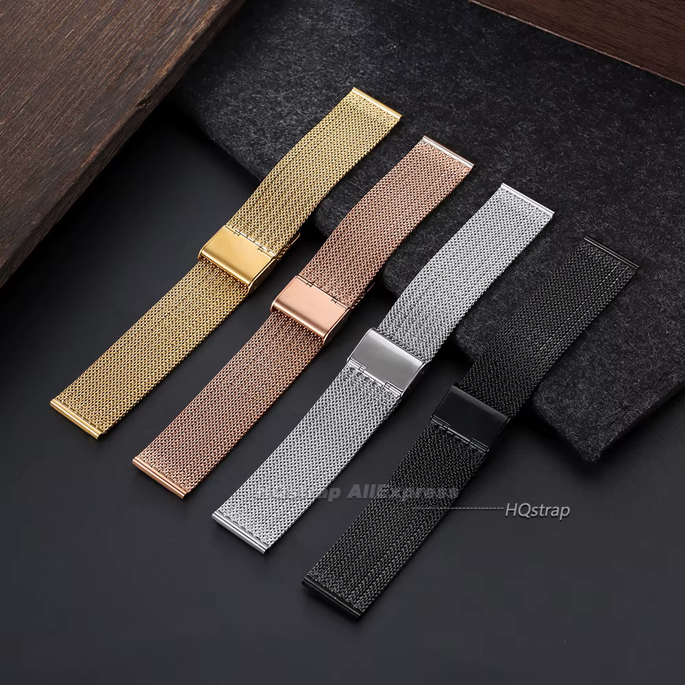 Bracelet de montre en maille milanaise 0.6