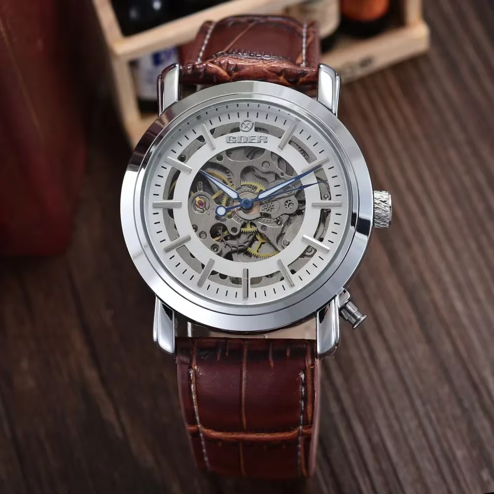 Montres en cuir PU pour hommes