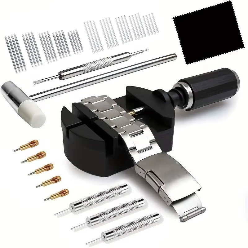 Kit d'outils de réparation de montres professionnel de luxe 52 pièces/ensemble