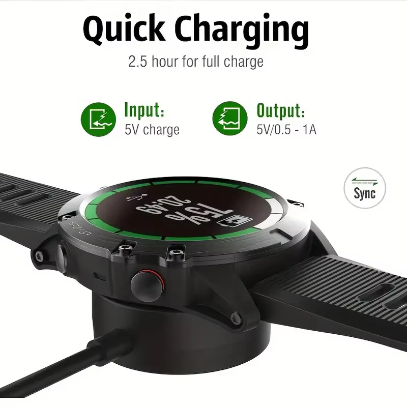 Chargeur USB-C pour montre Garmin - Station de charge