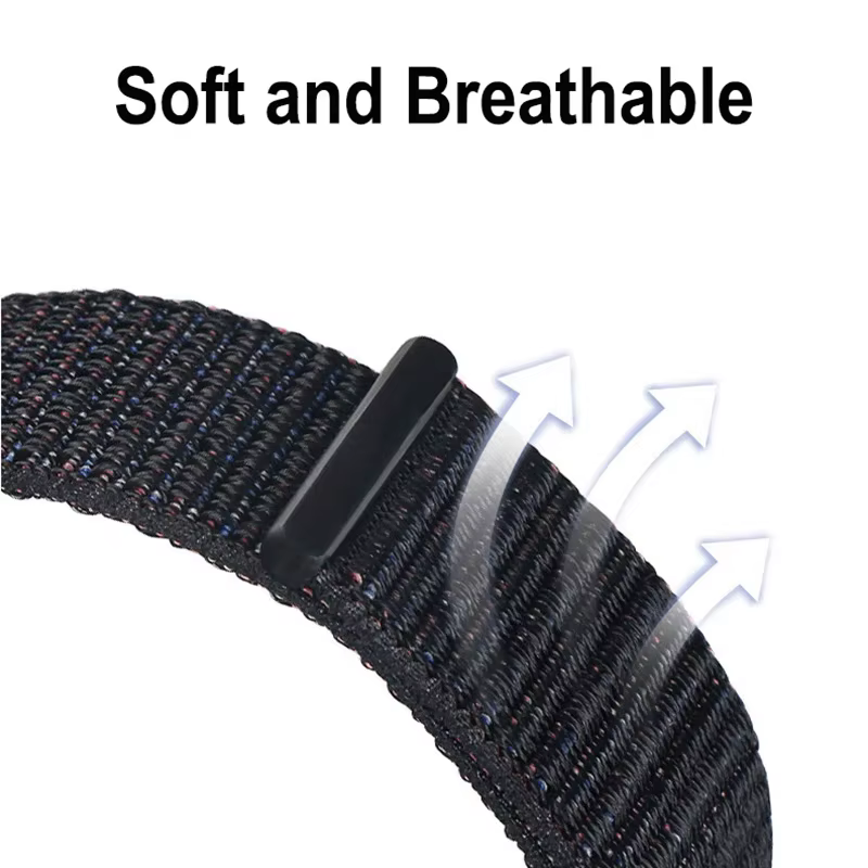 Bracelet à boucle en Nylon pour Garmin Venu 3 2 2s Sq Forerunner 245 55