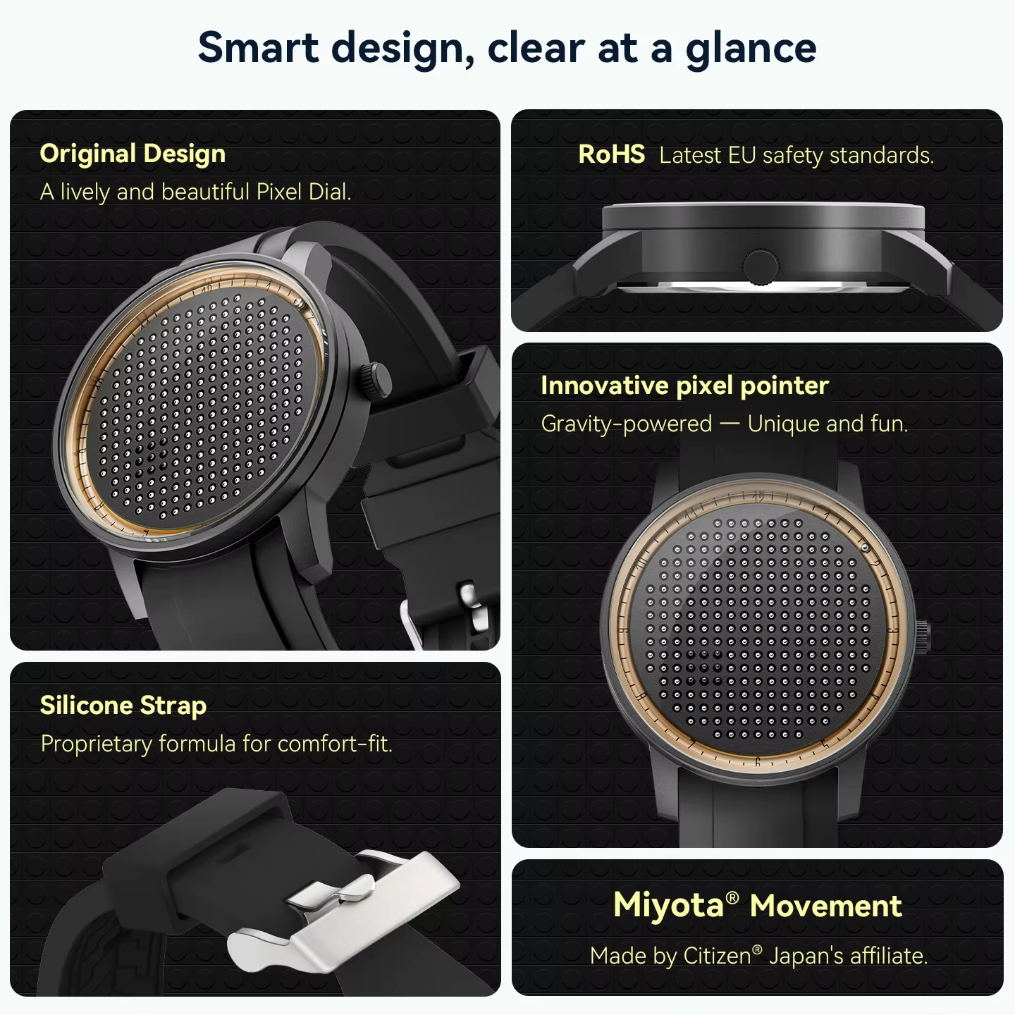 EUTOUR 2025 Nouvelle montre à quartz magnétique tendance décontractée