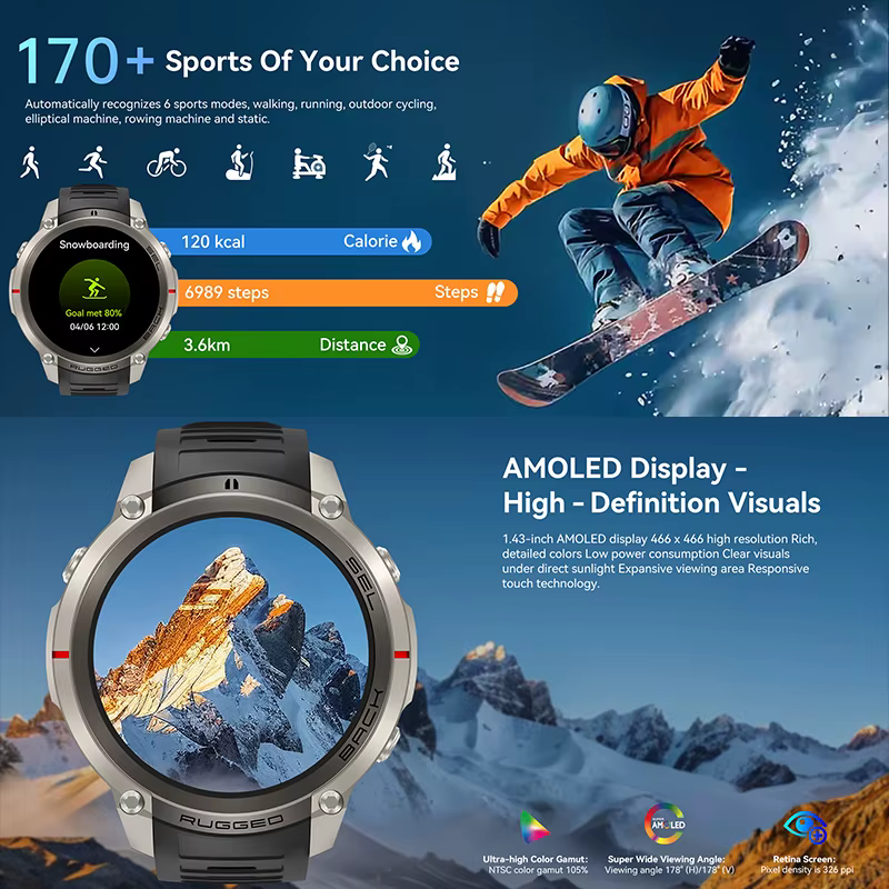 Montre connectée d'extérieur 1