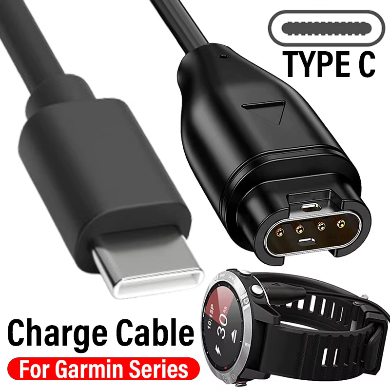 Câble de chargeur de montre de type C pour Garmin Fenix 5X