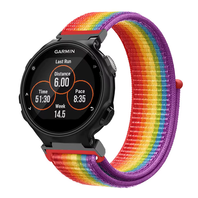 Bracelet de montre à boucle en Nylon pour Garmin Forerunner 735XT