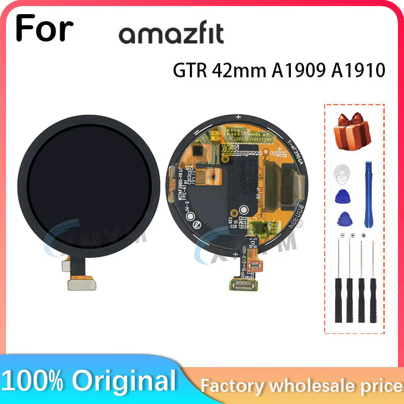 Écran tactile LCD Amoled pour montre connectée Amazfit GTR, 42mm, A1909, A1910