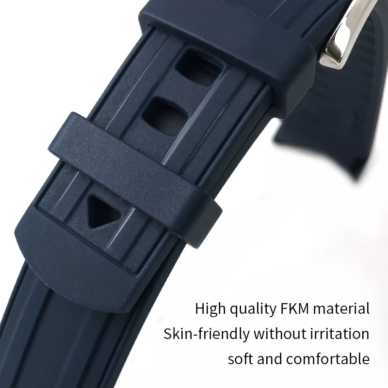 Bracelet de montre en caoutchouc souple et Silicone