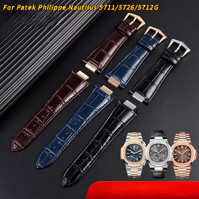 Pour Patek Philippe Nautilus 5711 5712g 5724 5726 Bracelet de montre 25X13mm