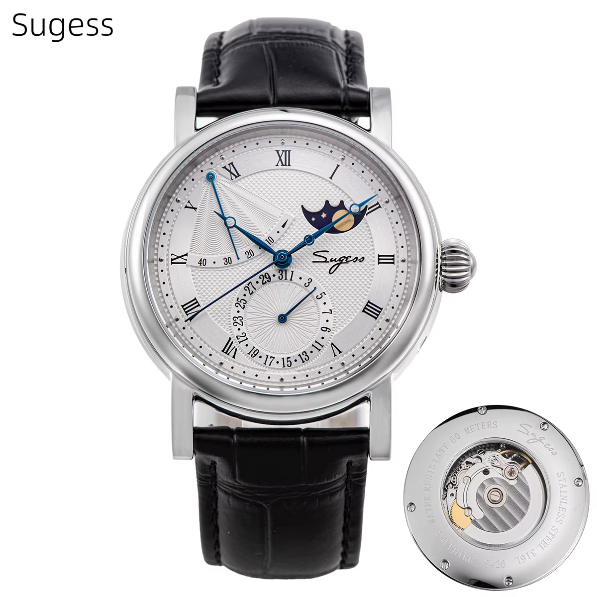 Sugess-Montre Mécanique existent pour Homme