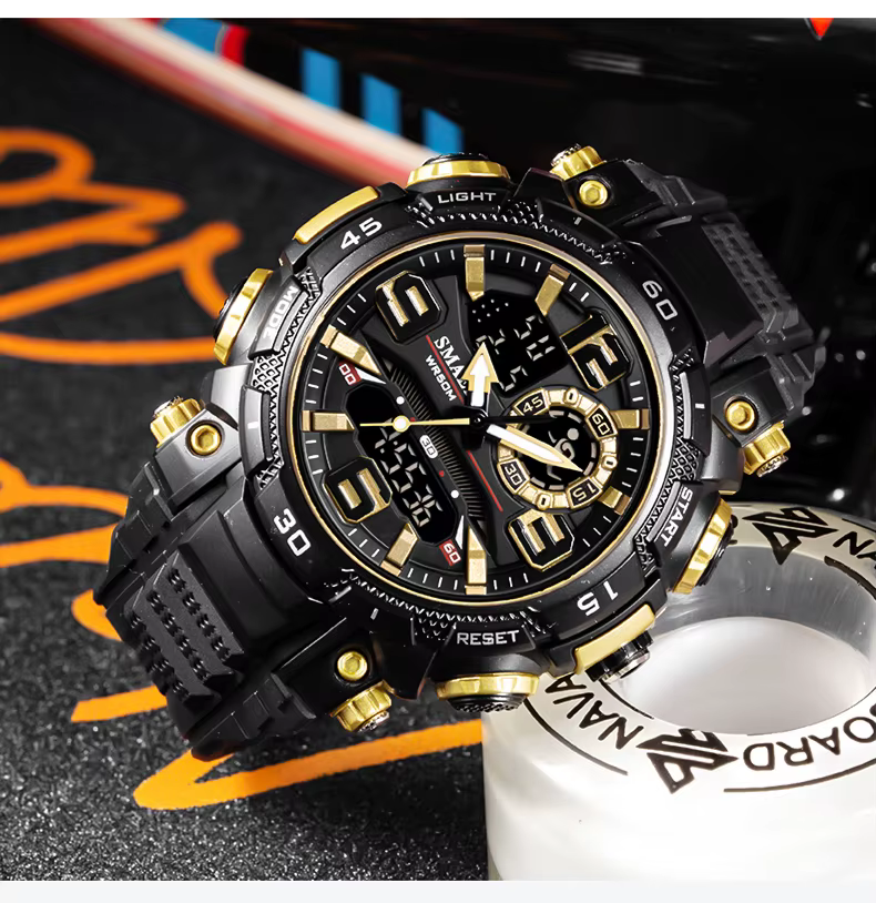 Montre à quartz étanche pour homme