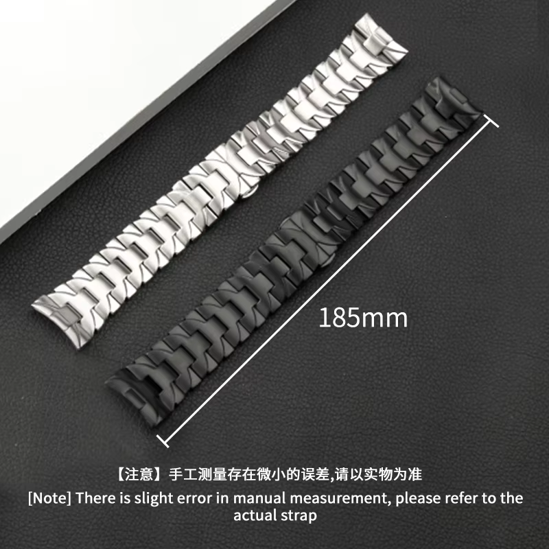 Bracelet de montre incurvé en acier inoxydable massif pour Panerai Luminor série PAM01316 PAM01438 hommes 22 24mm
