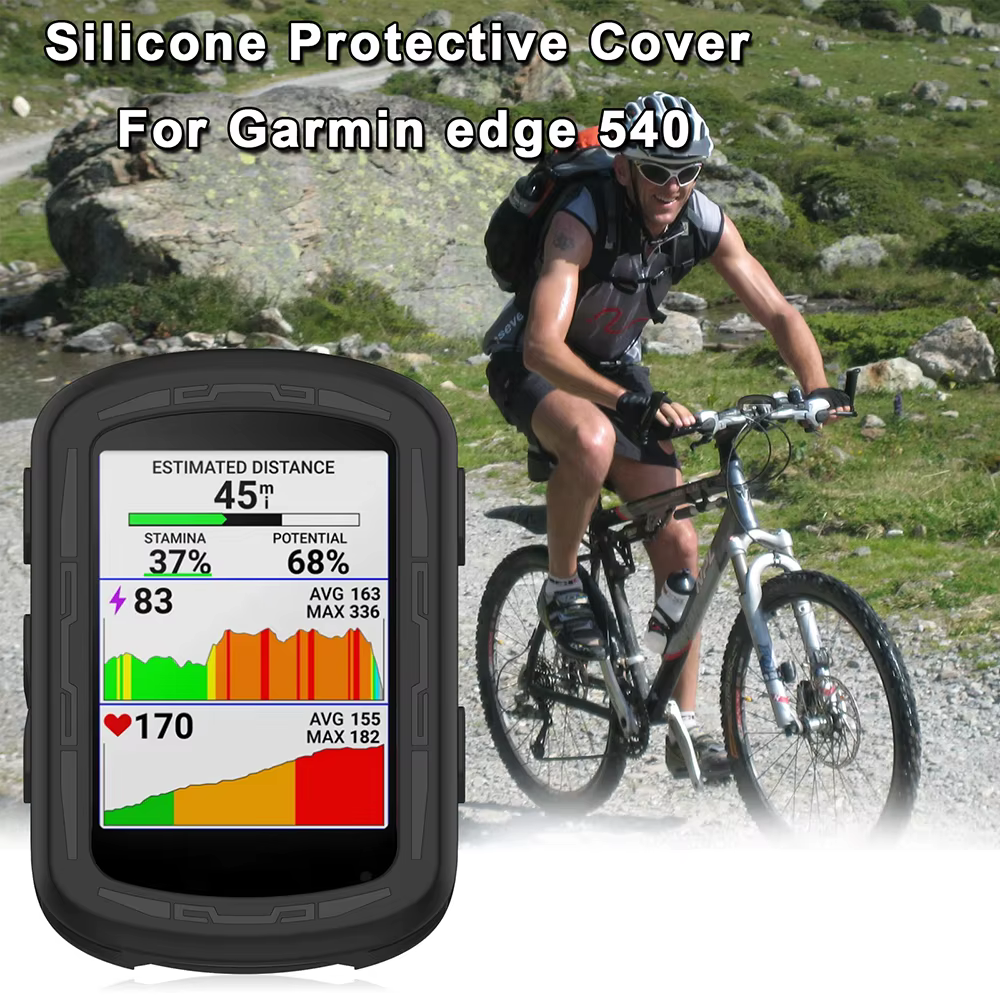 Juste de protection solaire et 3 films en verre pour Garmin Edge 540