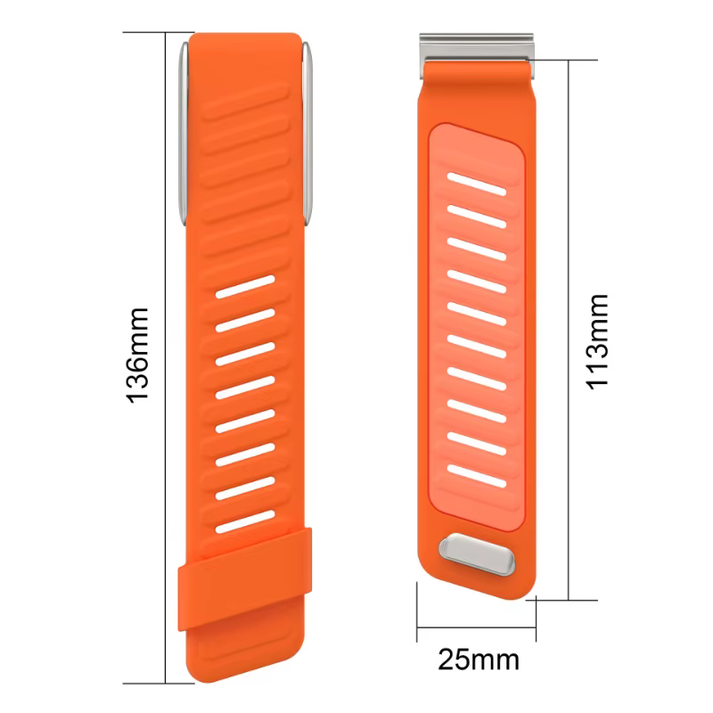 Bracelet de montre en silicone bicolore pour Google Fitbit Air Change To Whoop 5.0