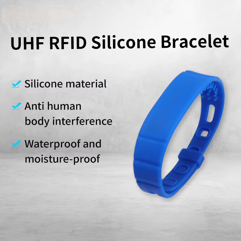Bracelet en Silicone avec puce RFID UHF