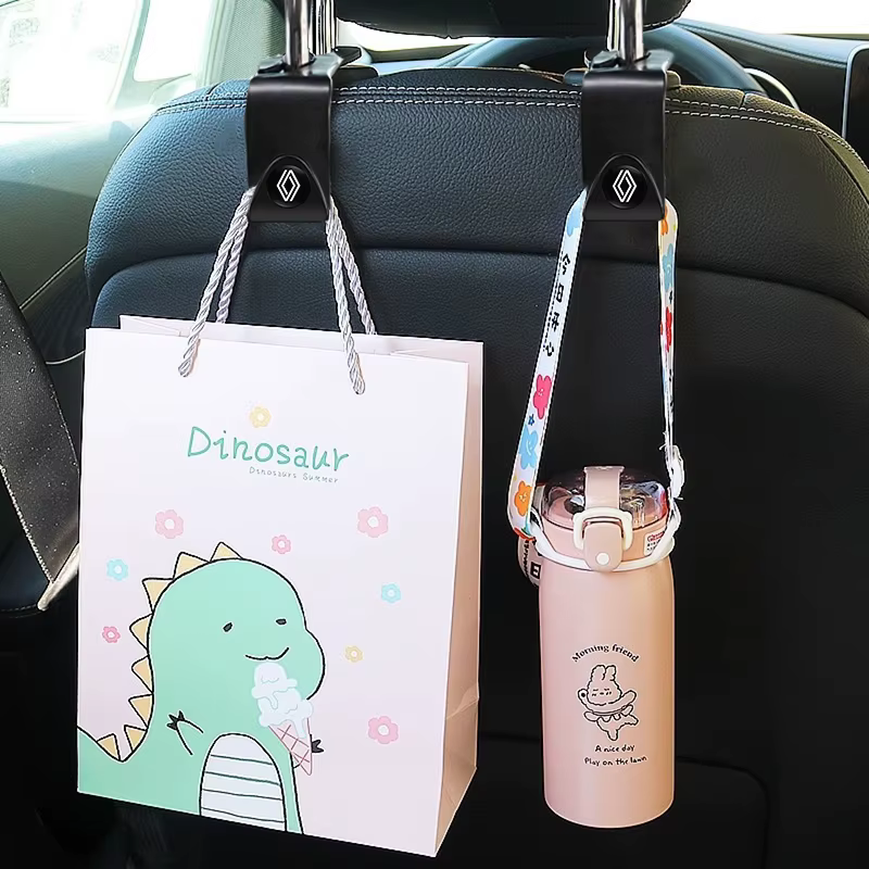 Crochets de dossier de siège de voiture portables, 2 pièces, accessoires pour Renault ZOE QM6 Austral Kardian Rafale Kangoo Arkana Clio Koleos Megane Espace