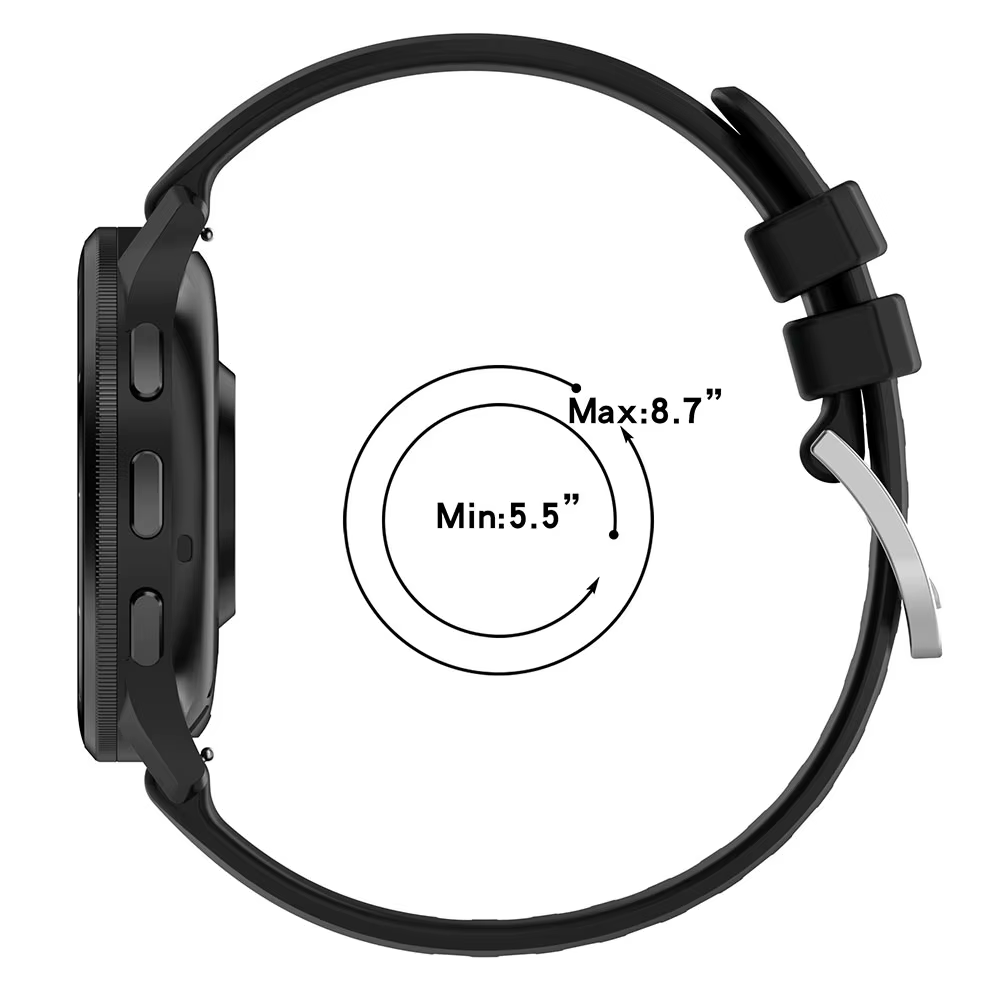 Bracelet de montre en silicone d'origine pour Garmin Venu 3 3S