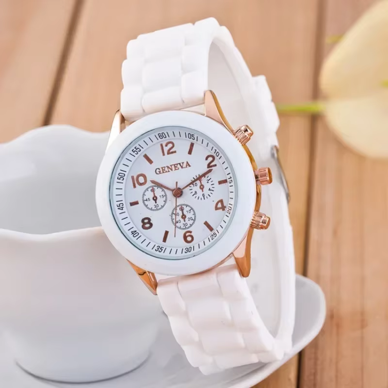 Femmes montres 2025 nouvelle mode marque de luxe montre pour femme bracelet en Silicone montre-bracelet à Quartz