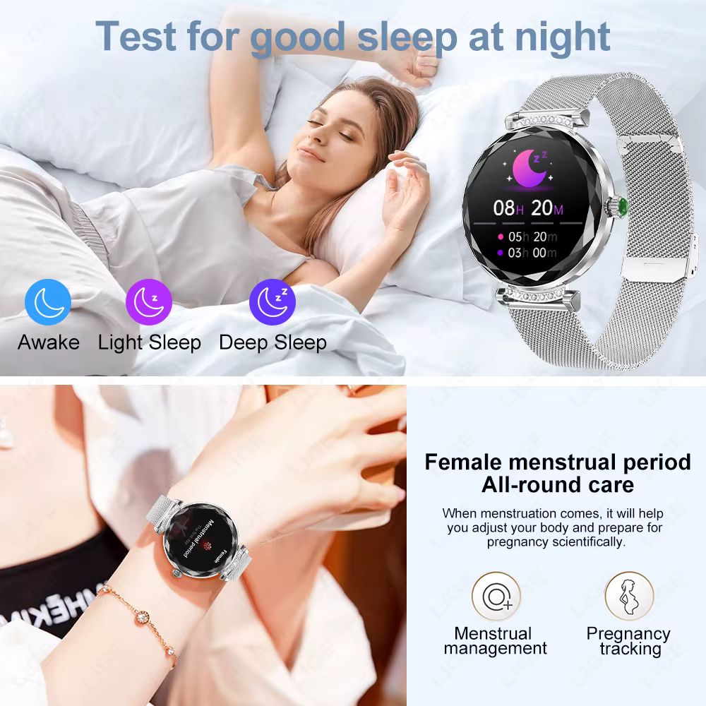Montre connectée pour femme LIGE 2026