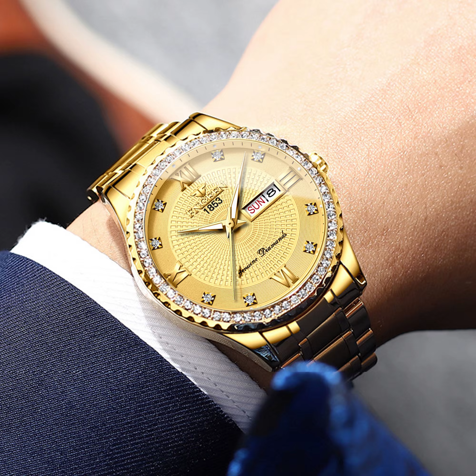 Montre homme BINBOND, précise