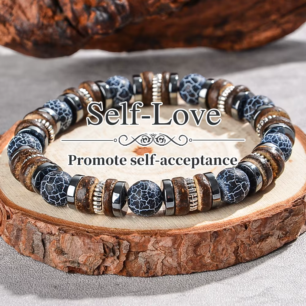 Bracelet de protection d'équilibre de pierres précieuses naturelles, bracelet de perles de cristal spirituel, bracelet qui favorise l'auto-acceptation