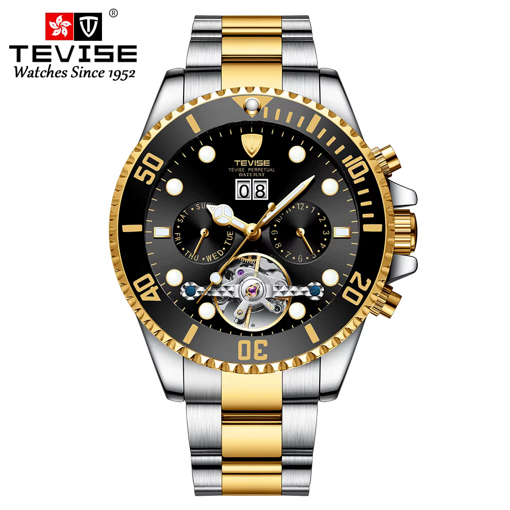 Montre mécanique étanche pour homme