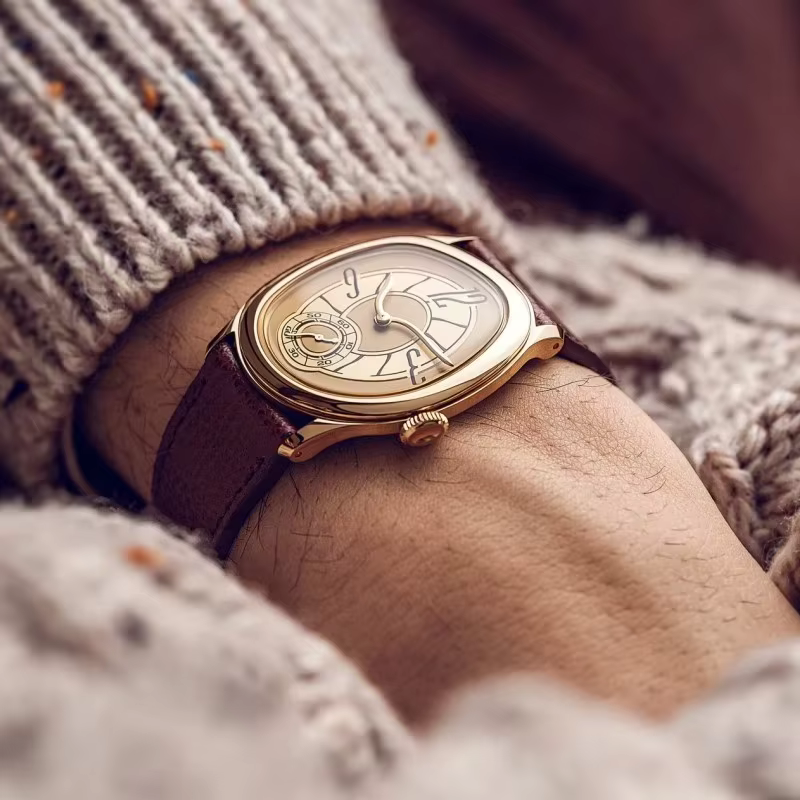Montre Homme de Luxe en Cuir à Quartz pour Affaires et Quotidien – Idée Cadeau Parfaite