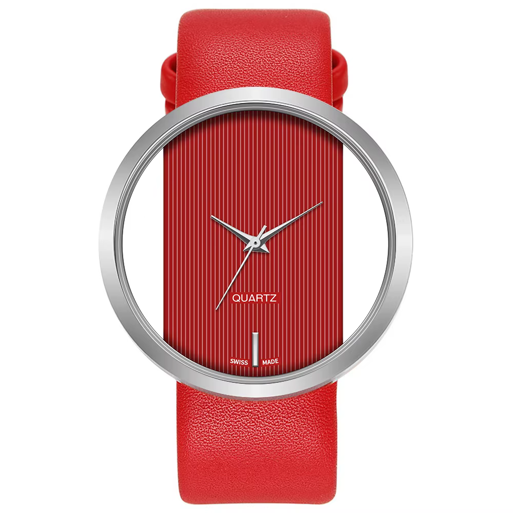 2025 femmes montres de luxe Transparent creux montre à Quartz