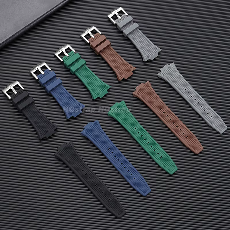 Bracelet de montre en caoutchouc pour Tissot PRX Super Player T137.407/410