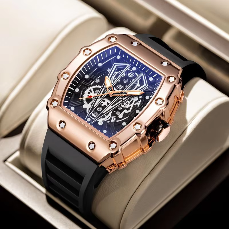 Tonneau – montre à cadran étanche