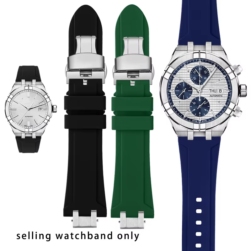 Bracelet de montre en silicone à dégagement rapide