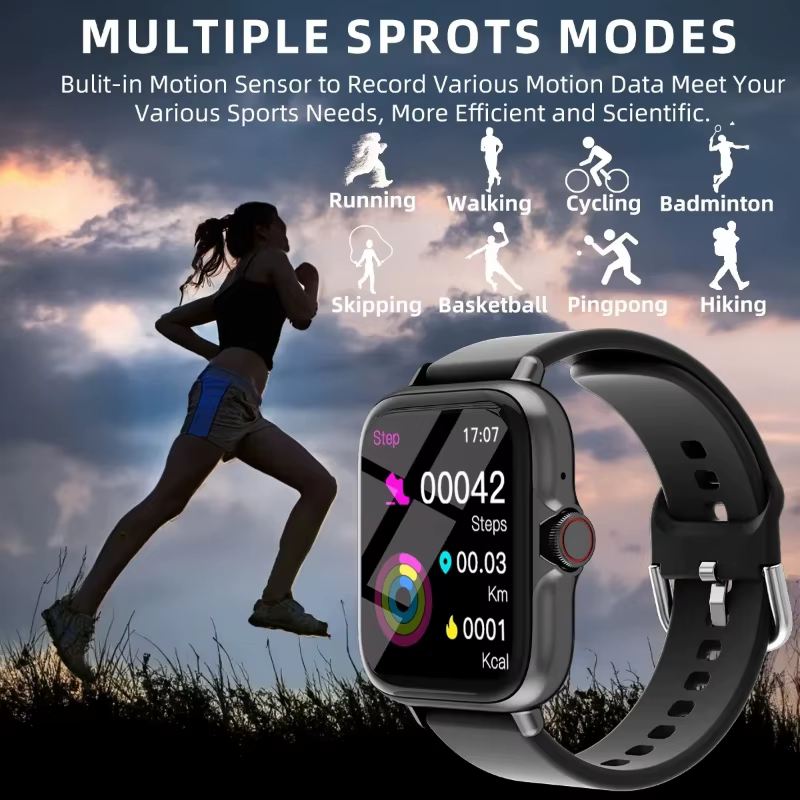 Montre intelligente, appel/cadran sans fil