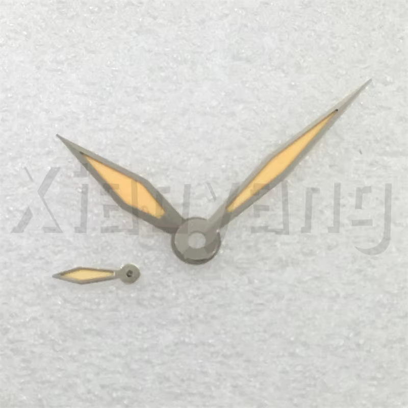 Aiguilles de montre vert lumineux noir or Rose or bleu main adaptée ETA 6497 6498 ST3600 3620 mouvement