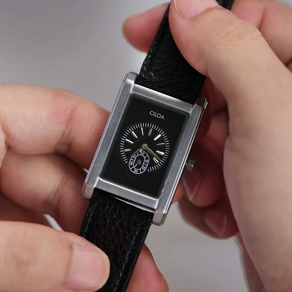 CILOAtank carré haute qualité montre hommes marque véritable cadeau rétro affaires hommes 2025 nouvelle étanche lumière luxe montre pour hommes