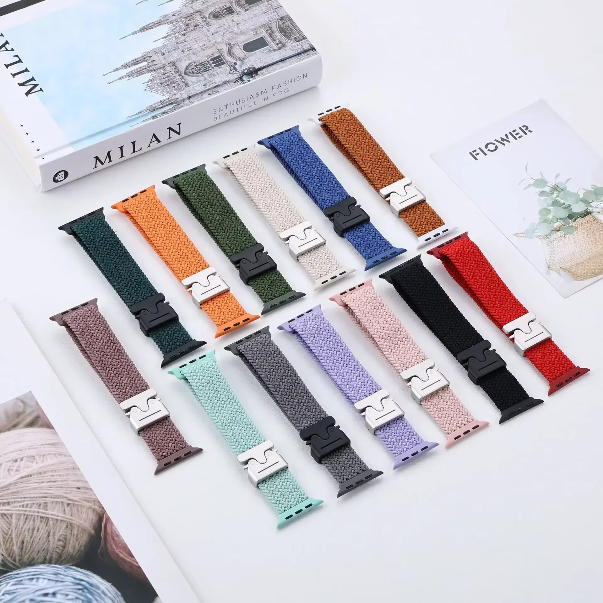 Bracelet tressé en Parachute pour Apple Watch Ultra 3/2