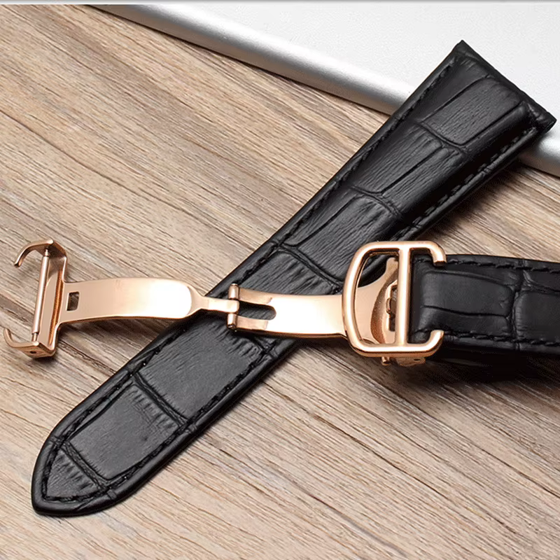 18 20 22mm 23 24 25mm pour Cartier TANk London CALIBRE Bracelet de montre en cuir véritable peau de vache