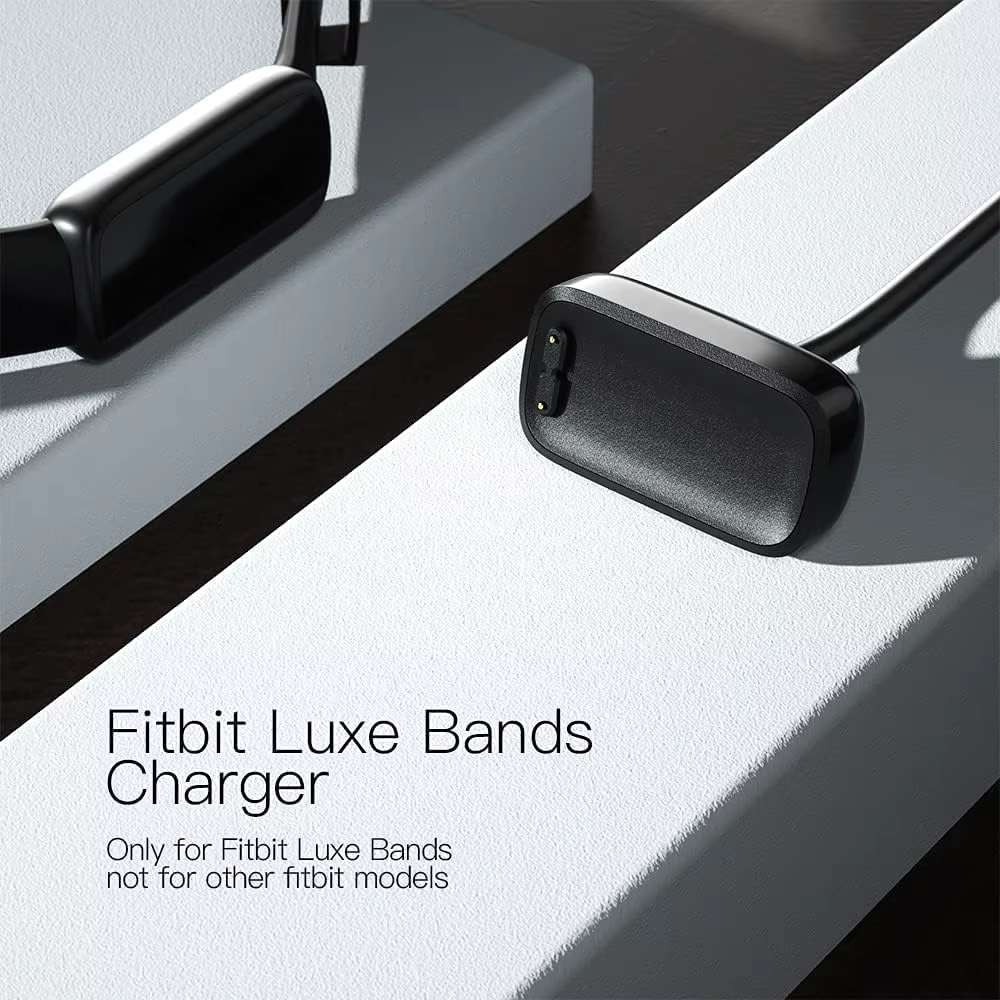 Chargeur de montre de remplacement compatible avec Fitbit Luxe USB